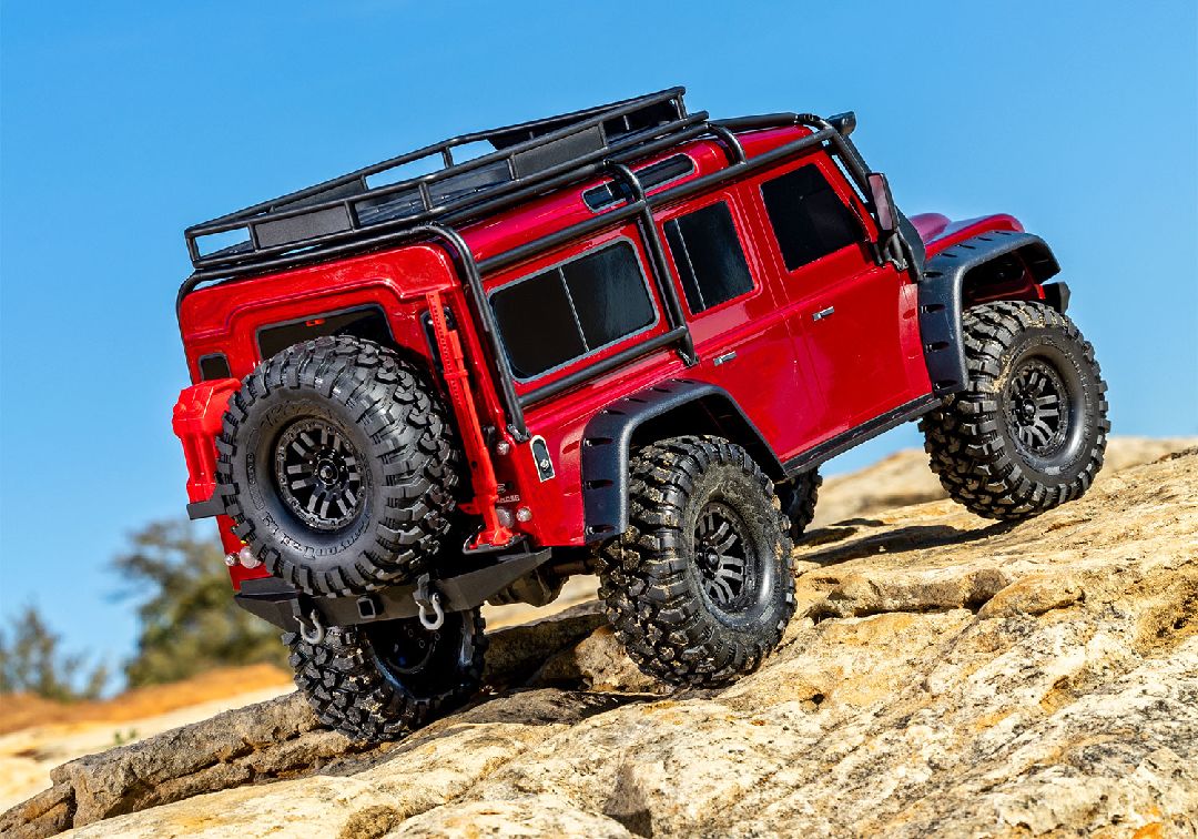 Traxxas 1/10 TRX-4 Defender 4WD RTR, Clipless Mounting - Red thumbnail 6