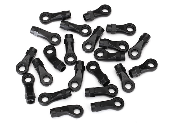 Traxxas Rod end set, complete (standard (10), angled 10Â° - Click Image to Close