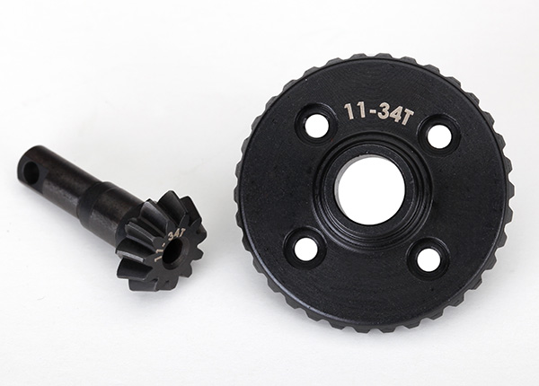 Traxxas Ring gear, differential/ pinion gear, differential (machined)