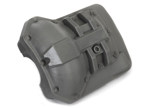 Traxxas Differential cover, front or rear (grey) - Click Image to Close