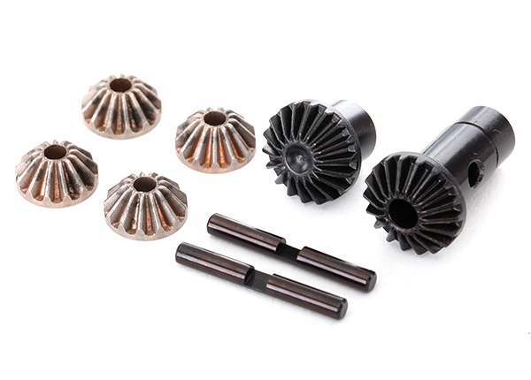 Traxxas Gear set, differential (output gears (2), spider gears ( - Click Image to Close