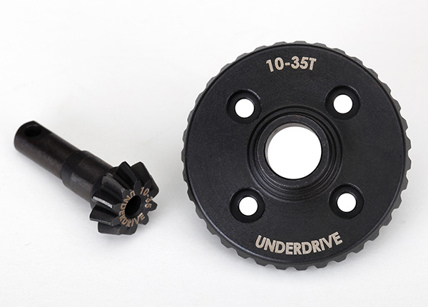 Traxxas Ring gear, differential/ pinion gear, differential (underdrive, machined)