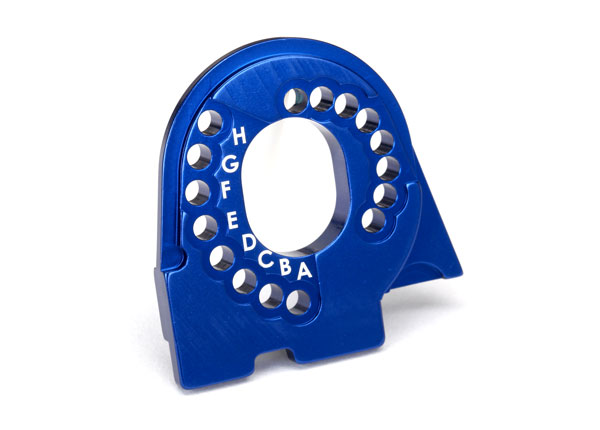 Traxxas Motor mount plate, TRX-4, 6061-T6 aluminum (blue-anodized)