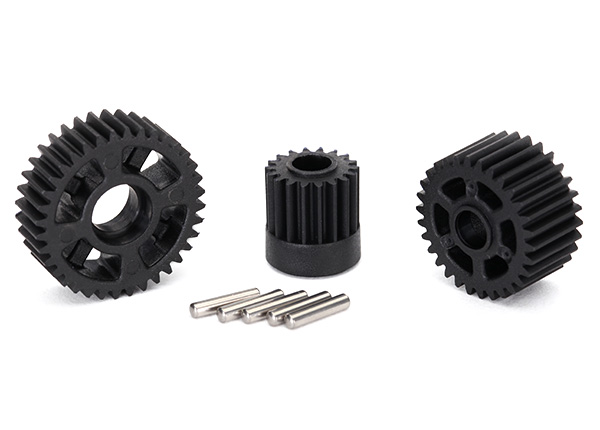 Traxxas Gear set, transmission (includes 18T, 30T input gears, 3 - Click Image to Close