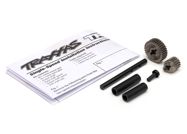 Traxxas Transmission gears, single speed, metal - Click Image to Close