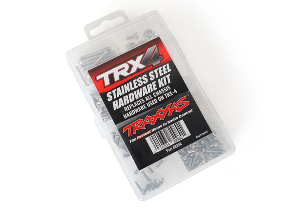 Traxxas Hardware kit, stainless steel, TRX-4 (contains all stain - Click Image to Close