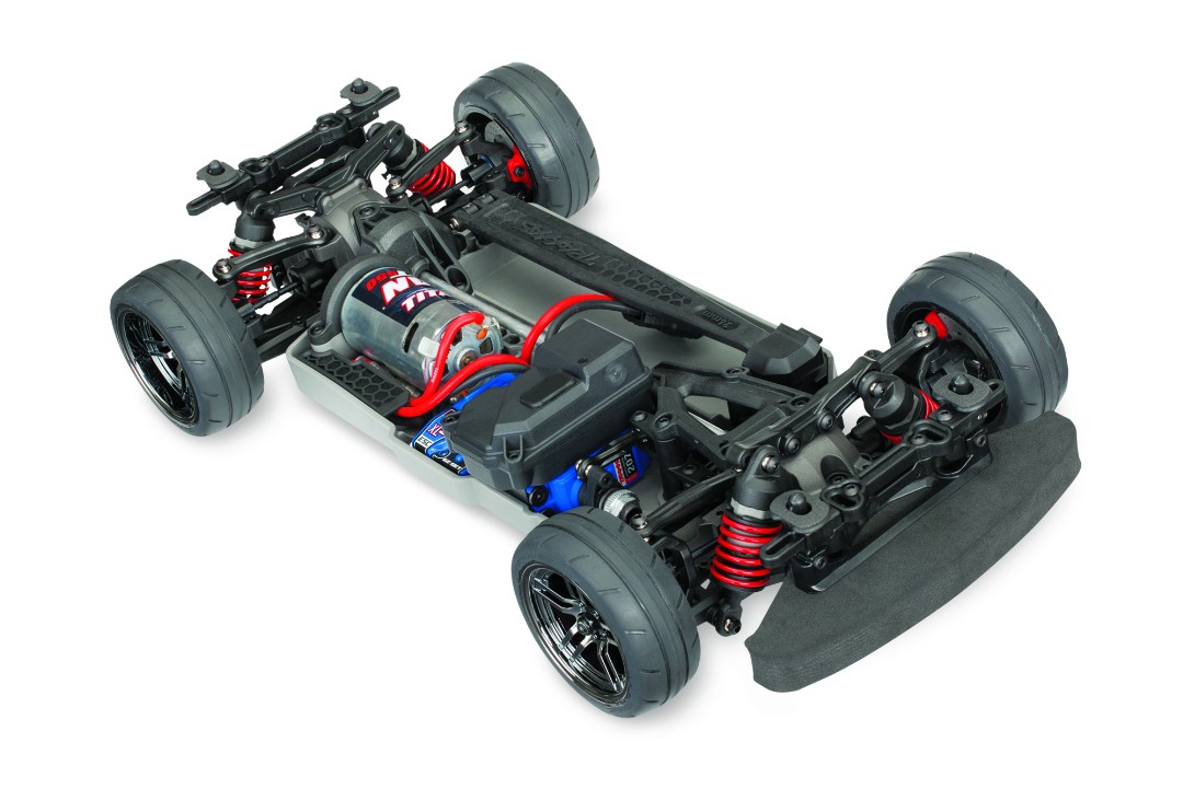 Traxxas 4-Tec 2.0 XL-5 AWD Chassis-Only: 1/10 Scale AWD On-Road, Fully-Assembled, Waterproof, With TQ 2.4GHz Radio System, XL-5 Electronic Speed Control. Requires: 200mm Body, Battery and Charger