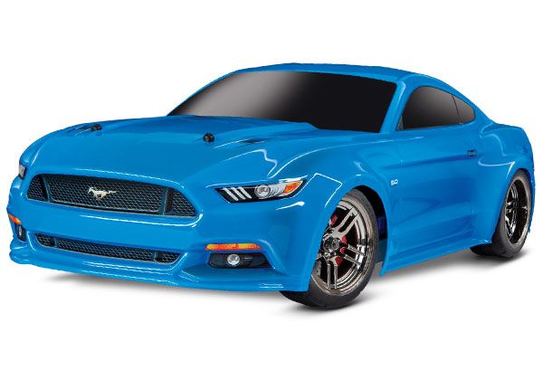 Traxxas Ford Mustang GT: 1/10 Scale AWD Supercar with TQ 2.4GHz radio system - Grabber Blue