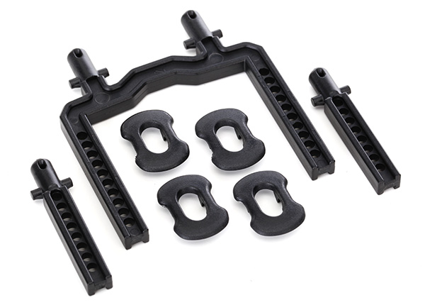 Traxxas Body mounts, front & rear (Ford GT) (2)