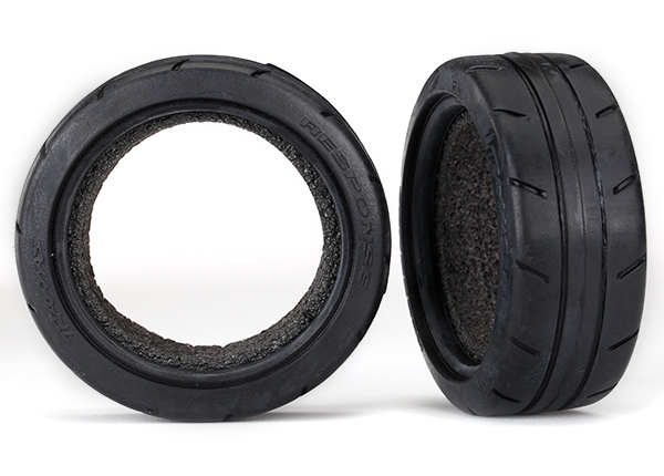 Traxxas Tires, Response 1.9" Touring (front) (2)/ inserts (2) - Click Image to Close