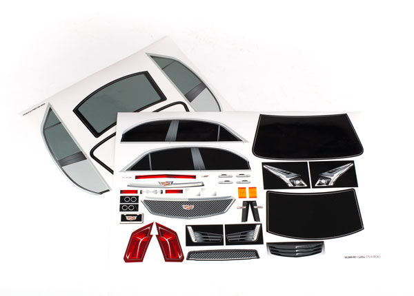 Traxxas Decal sheet, Cadillac CTS-V