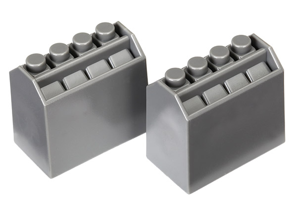 Traxxas Oil bottles, grey (2) - Click Image to Close