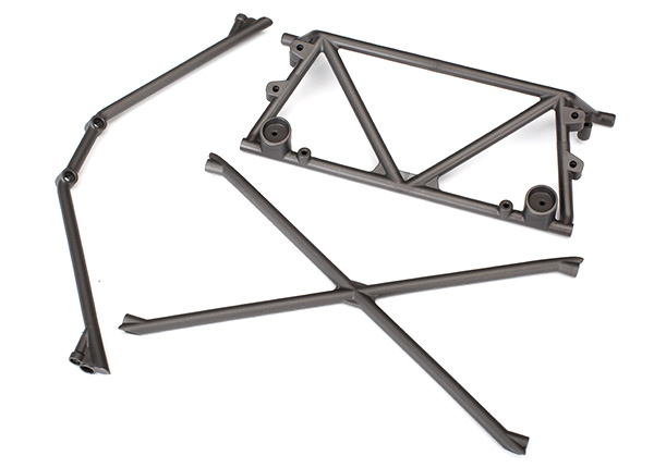 Traxxas Tube chassis, center support/ cage top/ rear cage suppor - Click Image to Close