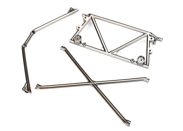 Traxxas Tube chassis, center support/ cage top/ rear cage suppor - Click Image to Close