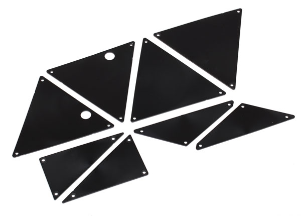 Traxxas Tube chassis, inner panels (front (2)/ middle (4)/ rear (2))