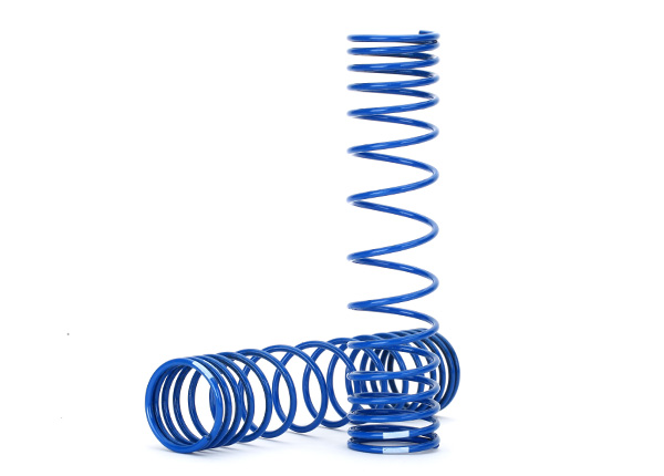 Traxxas Spring, shock, front (blue) (GTR, 134mm)