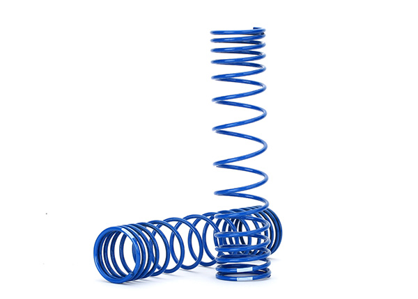 Traxxas Spring, shock, rear (blue) (GTR, 139mm)