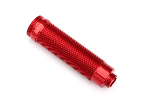 Traxxas Body, GTR shock, 64mm, aluminum (red-anodized) (front, threaded)
