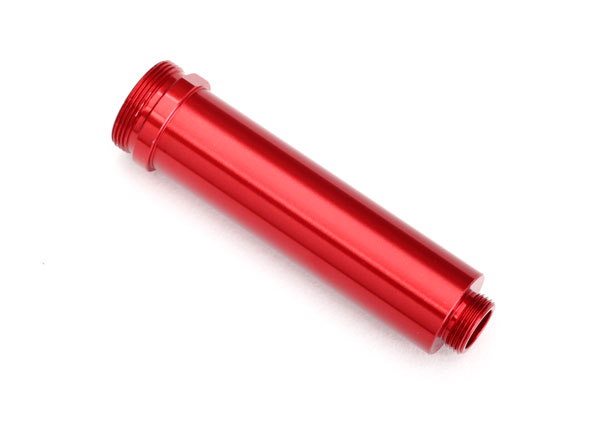 Traxxas Body, GTR shock, 64mm, aluminum (red-anodized) (front, no threads)