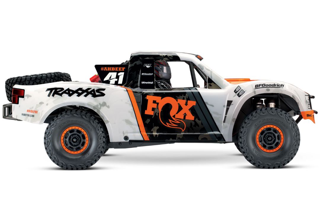 Traxxas Unlimited Desert Racer (UDR) with lights - Fox - Click Image to Close
