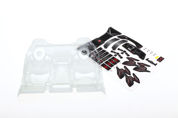 Traxxas Unlimited Desert Racer Interior, clear (unpainted)