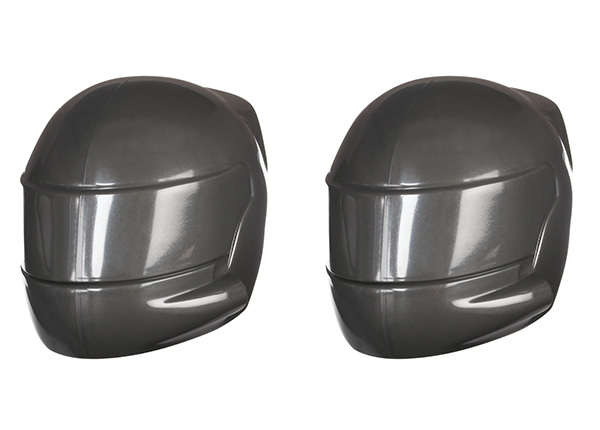 Traxxas Driver helmet, grey (2) - Click Image to Close