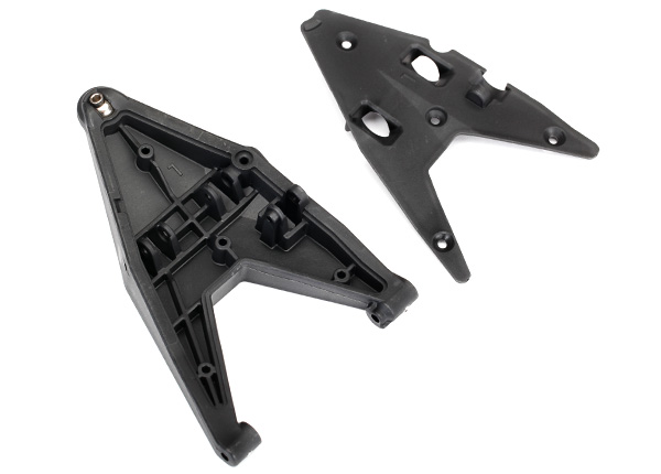 Traxxas Suspension arm, lower left/ arm insert (assembled with h