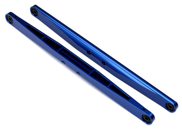 Traxxas Trailing arm, aluminum (blue-anodized) (2) (assembled wi - Click Image to Close