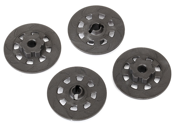 Traxxas Wheel hubs, hex (disc brake rotors) (4)