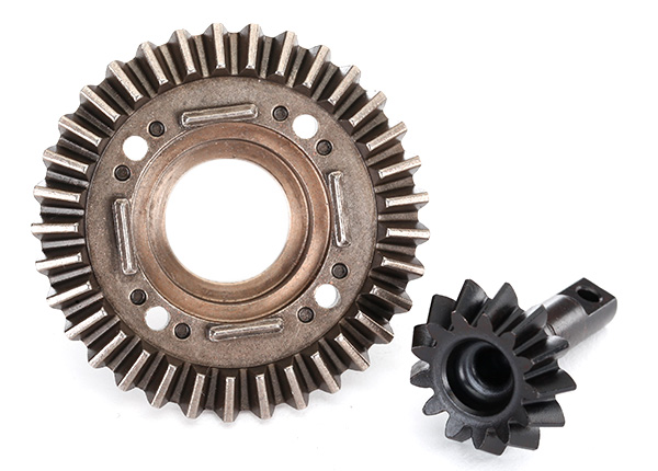 Traxxas Ring gear, differential/ pinion gear, differential (fron