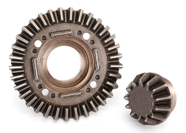 Traxxas Ring gear, differential/ pinion gear, differential (rear)