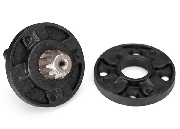 Traxxas Housing, planetary gears (front & rear halves) - Click Image to Close