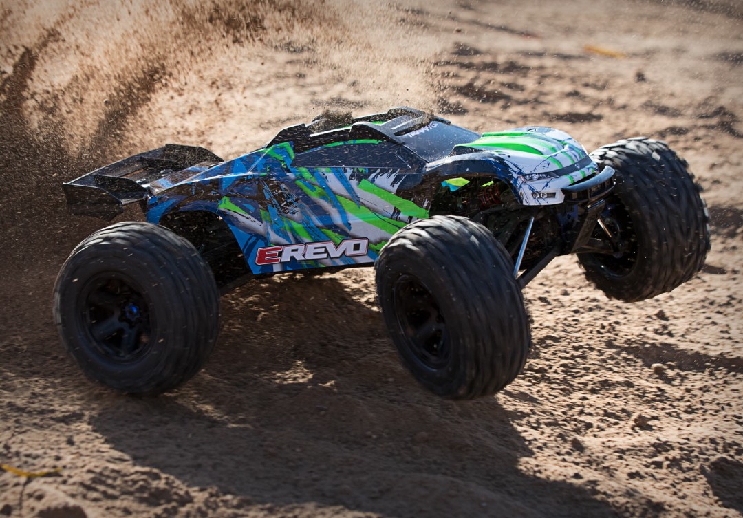 Traxxas E-Revo 2 - Green Traxxas E-Revo 2 - Green