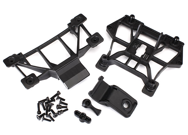 Traxxas Body mounts, front & rear/ 3x12mm CS (4)/ 3x12mm shoulde