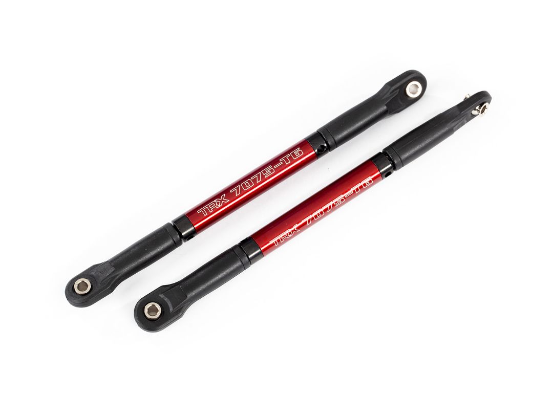 Traxxas Push rods, aluminum (red-anodized), heavy duty (2) (asse