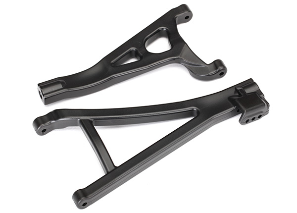 Traxxas Suspension arms, black, front (right),heavy duty (upper (1)/ lower (1))