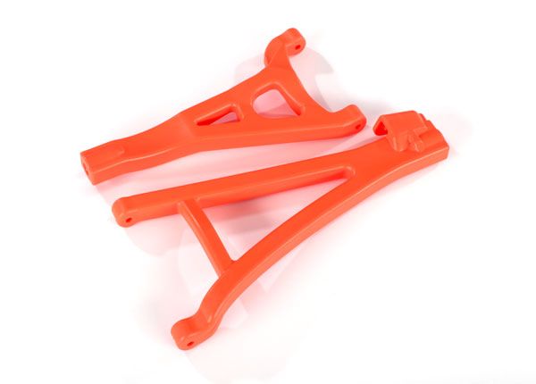 Traxxas Suspension arms, orange, front (left), heavy duty