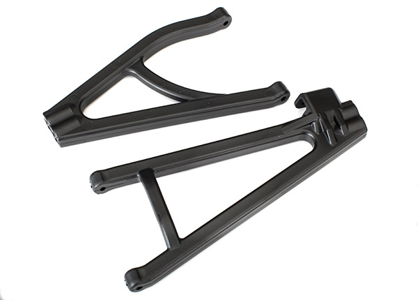 Traxxas Suspension arms, black, rear (right),heavy duty, adjustable wheelbase (upper (1)/ lower (1))