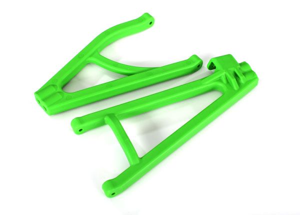 Traxxas Suspension arms, green, rear (right), heavy duty