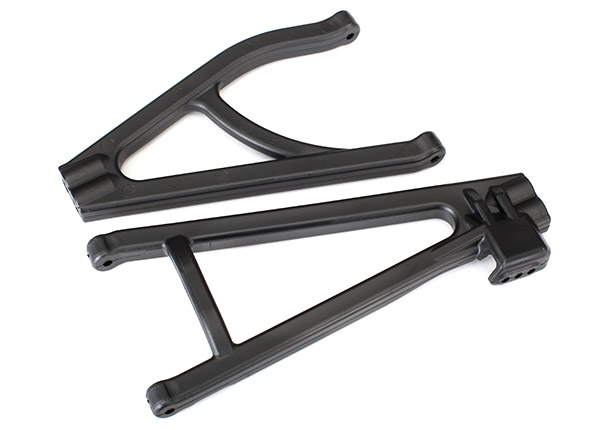 Traxxas Suspension arms, black, rear (left), heavy duty - Click Image to Close