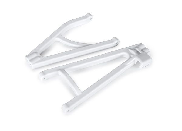 Traxxas Suspension arms, white, rear (left),heavy duty, adjustable wheelbase (upper (1)/ lower (1))