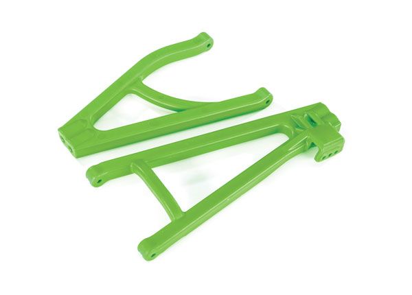 Traxxas Suspension arms, green, rear (left), heavy duty