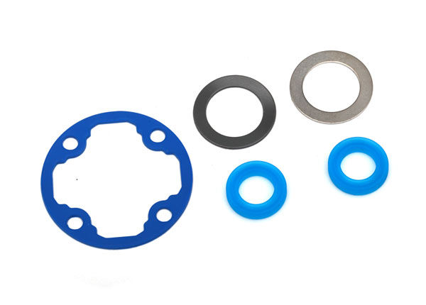 Traxxas Differential gasket/ x-rings (2)/ 12.2x18x0.5 MW (1)/ 12