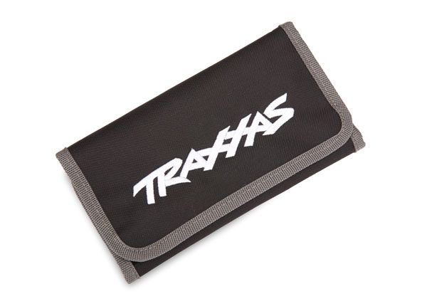 Traxxas Tool pouch, black (custom embroidered with Traxxas logo)