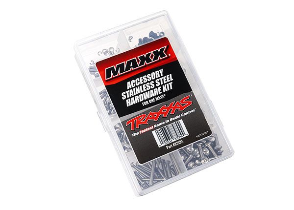 Traxxas Hardware Kit Stainless Steel Maxx (Contains all Stainless Steel Hardware used on Maxx)