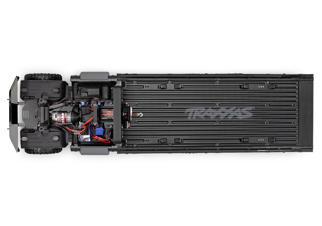 Traxxas TRX-6 Ultimate RC Hauler 6X6 w/ LEDs & Winch - Black - Click Image to Close