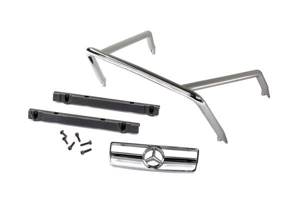 Traxxas Grille, Mercedes-Benz G 63/ roll bar/ mounts, left & rig - Click Image to Close