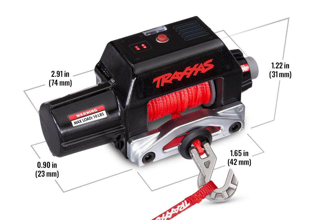 Traxxas Winch kit with wireless controller, TRX-4 - Click Image to Close