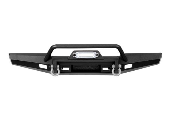 Traxxas Bumper, front, winch, wide - Click Image to Close