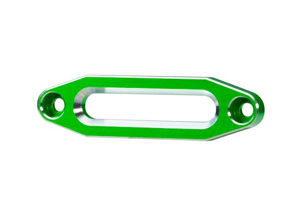Traxxas Fairlead, winch, aluminum (green-anodized) (use with front bumpers #8865, 8866, 8867, 8869, or 9224)
